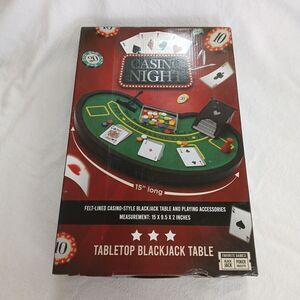 "Casino Night" Tabletop Blackjack Table